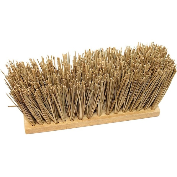 16 in Street Broom, Undyed Palmyra Stalk Fill, 6PK